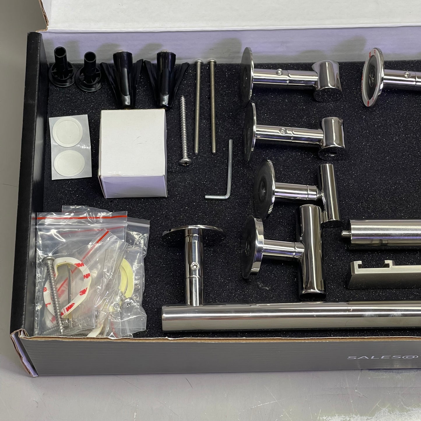 WINGITS Towel Bar, Toilet Paper Holders, Towel & Robe Hooks, Anchors, & More! Chrome