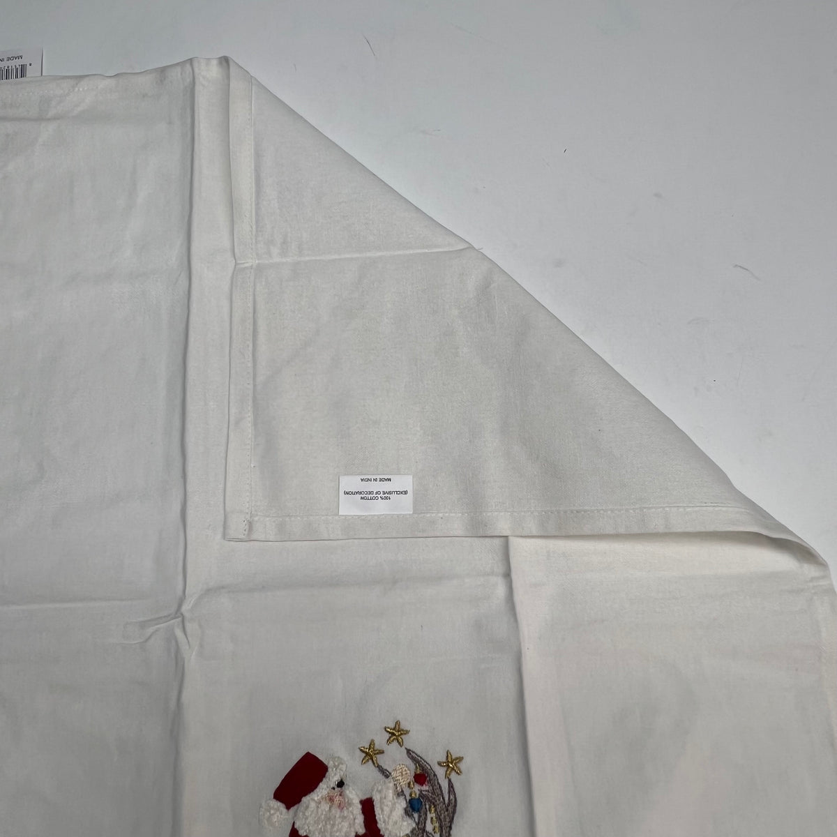 OAKSTREET (2 PACK) Santa Holiday Dish Towels 25"x18" White OSW237164