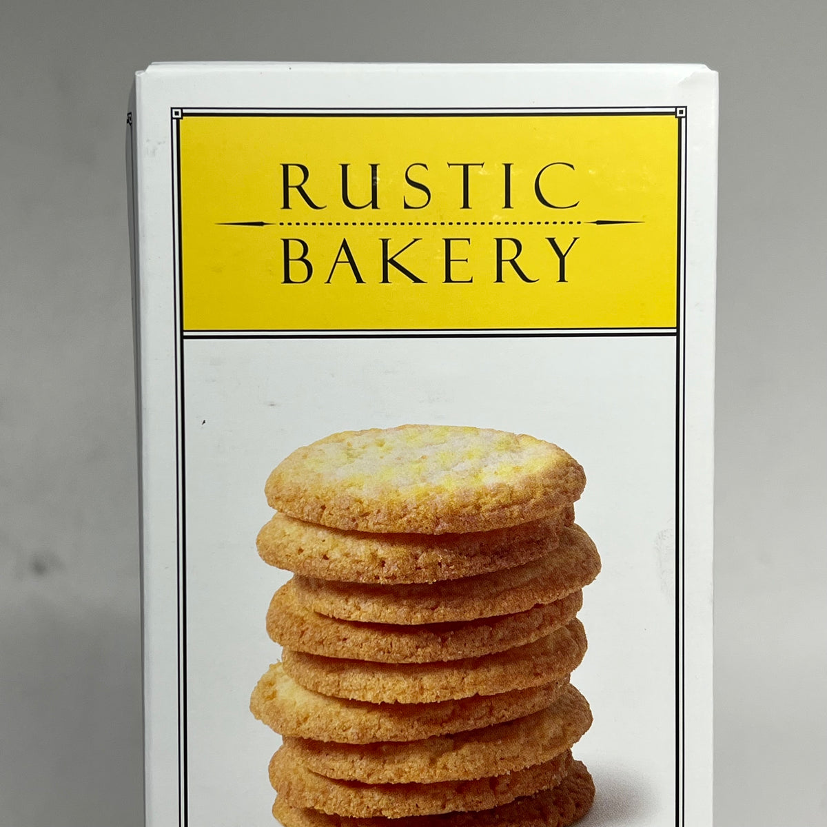 ZA@ RUSTIC BAKERY (6 PACK) Bright & Buttery Meyer Lemon Cookies 6oz BB 11/26