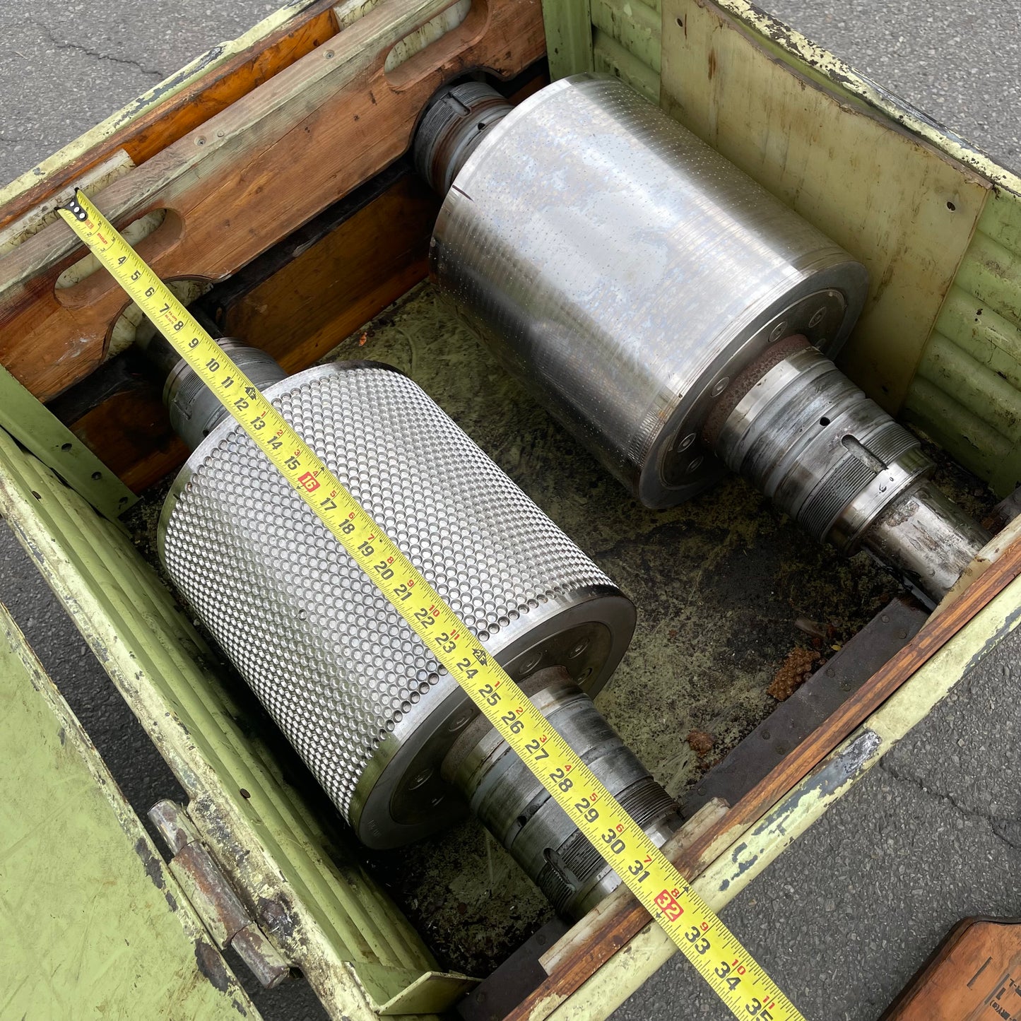Z@ MIXED (2 PACK) Industrial Rollers 31"x14" Steel