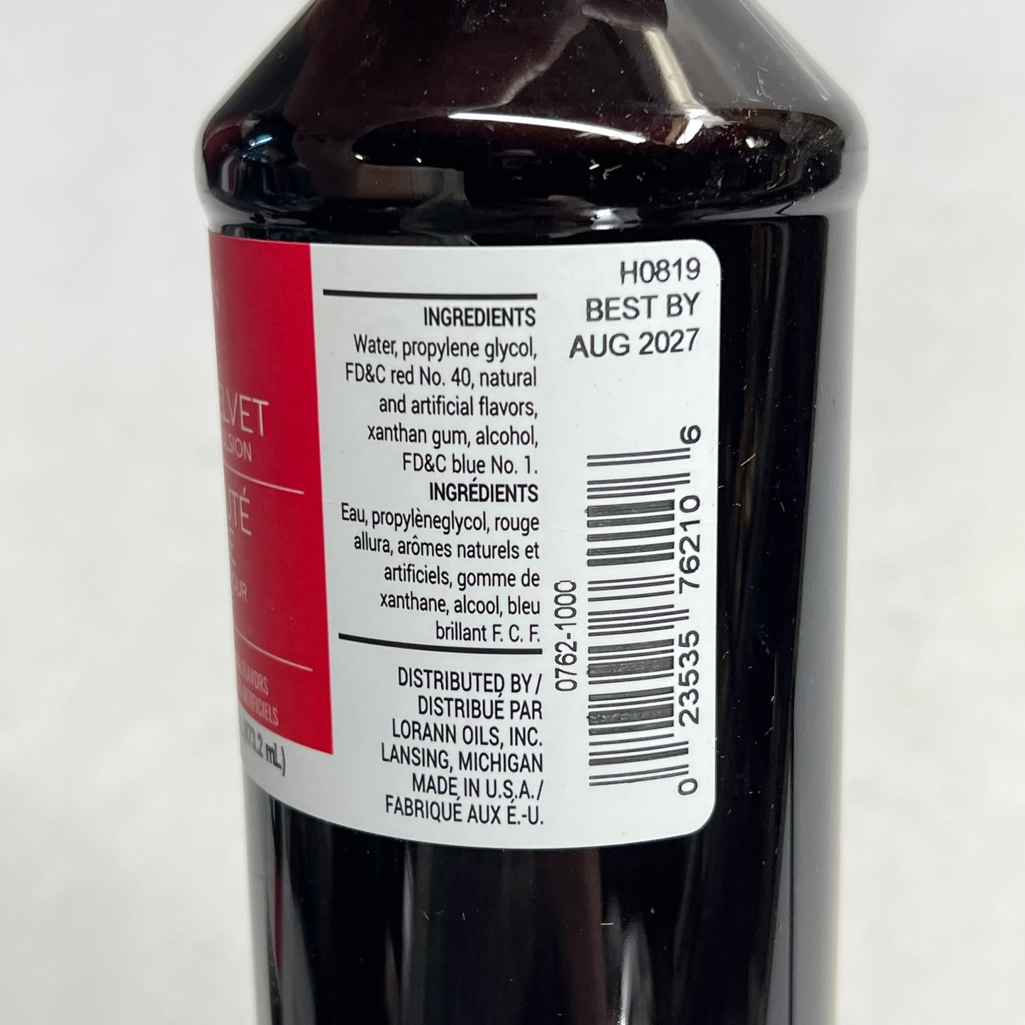 LORANN (2 PACK) Red Velvet Bakery Emulsion For Color & Flavor 16 Fl Oz BB 08/27