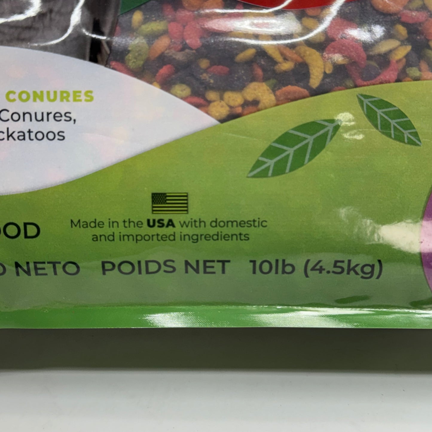 ZUPREEM FruitBlend Flavor with Natural Flavors Daily Parrot & Conure Bird Food 10 lb. BB 10/27