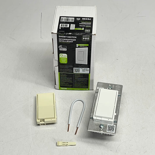 JASCO PRO Z-wave Plus in Wall Smart Switch 15 A 125V 60HZ White 76596