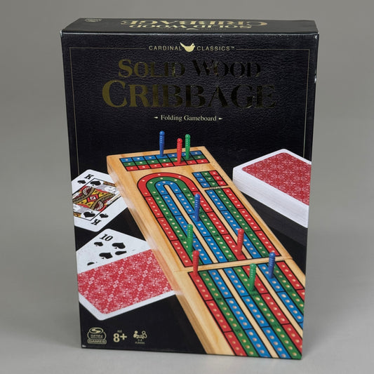 ZA@ CARDINAL CLASSIC Solid Wood Cribbage Folding Gameboard Ages 8+ 6061069 B