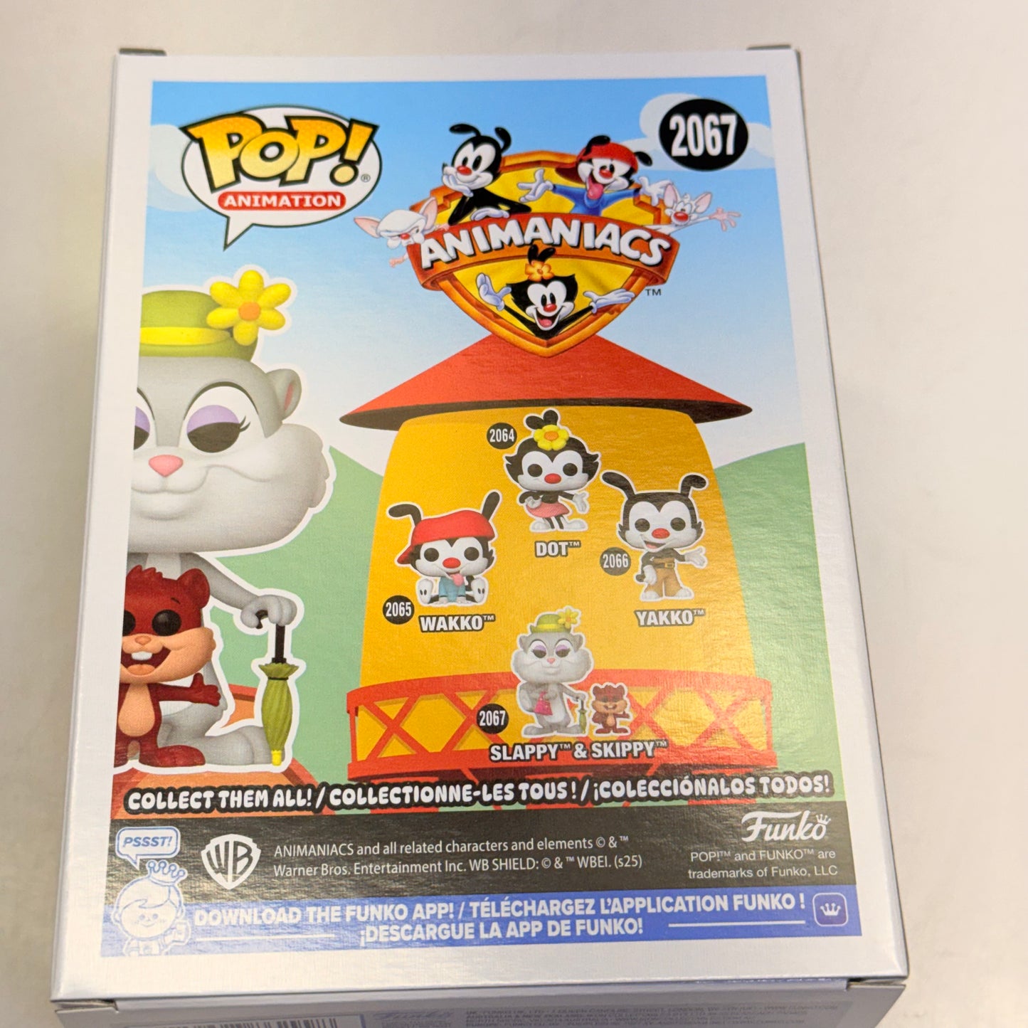FUNKO POP Slappy & Skippy Vinyl Figures Animaniacs Ages 3+ 2067