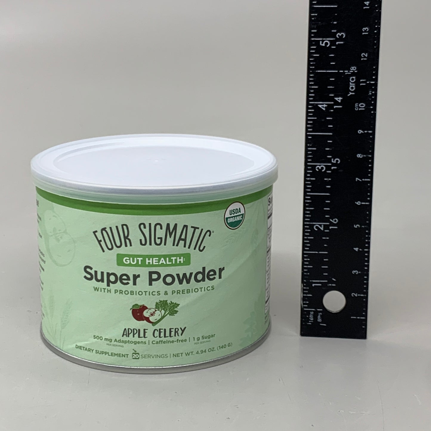 FOUR SIGMATIC Gut Health Powder Apple Celery Dietary Supplement 4.94 oz 10/2024