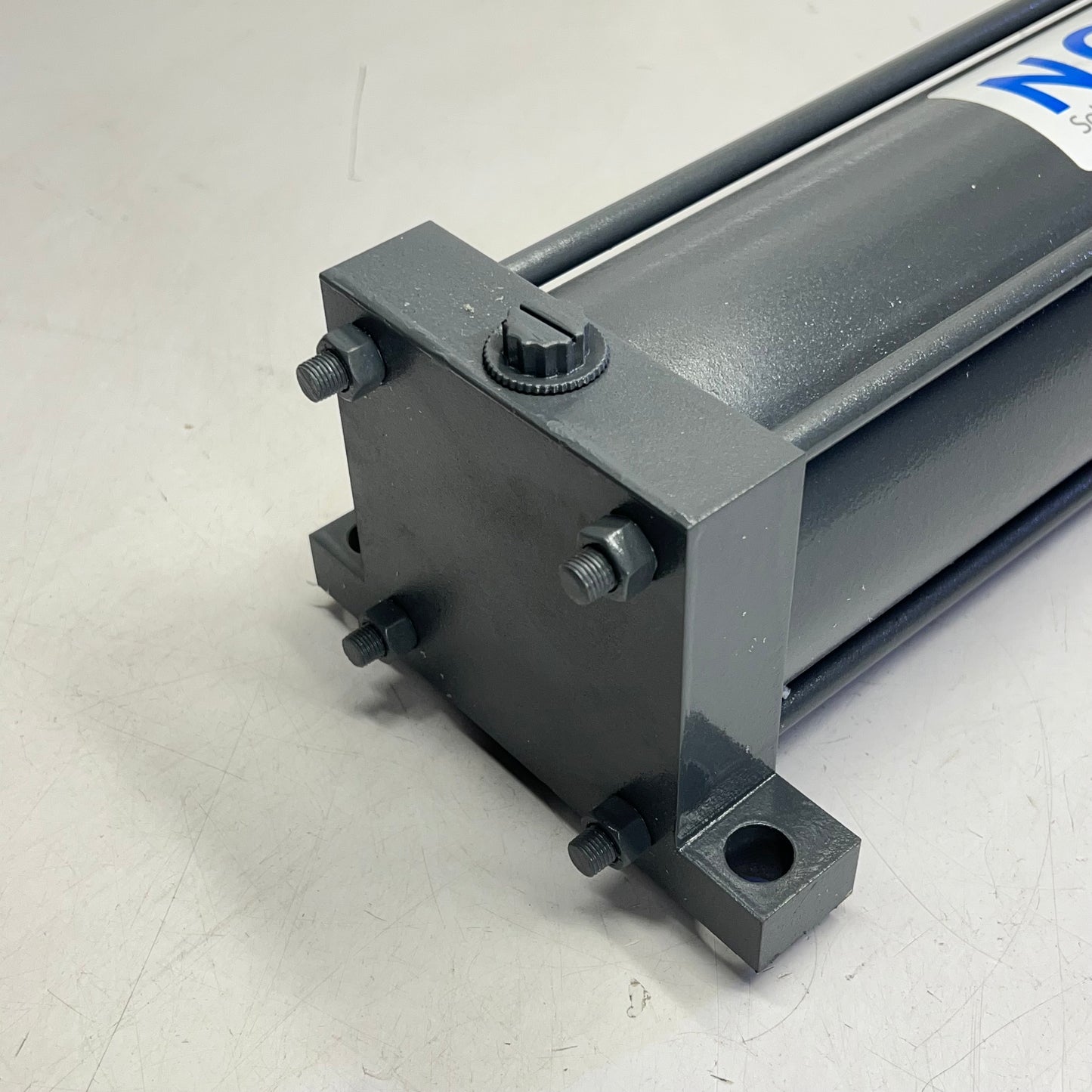 NOPAK American Made Hydraulic Cylinder 4" Bore 14" Stroke Grey 614X14A4AN13