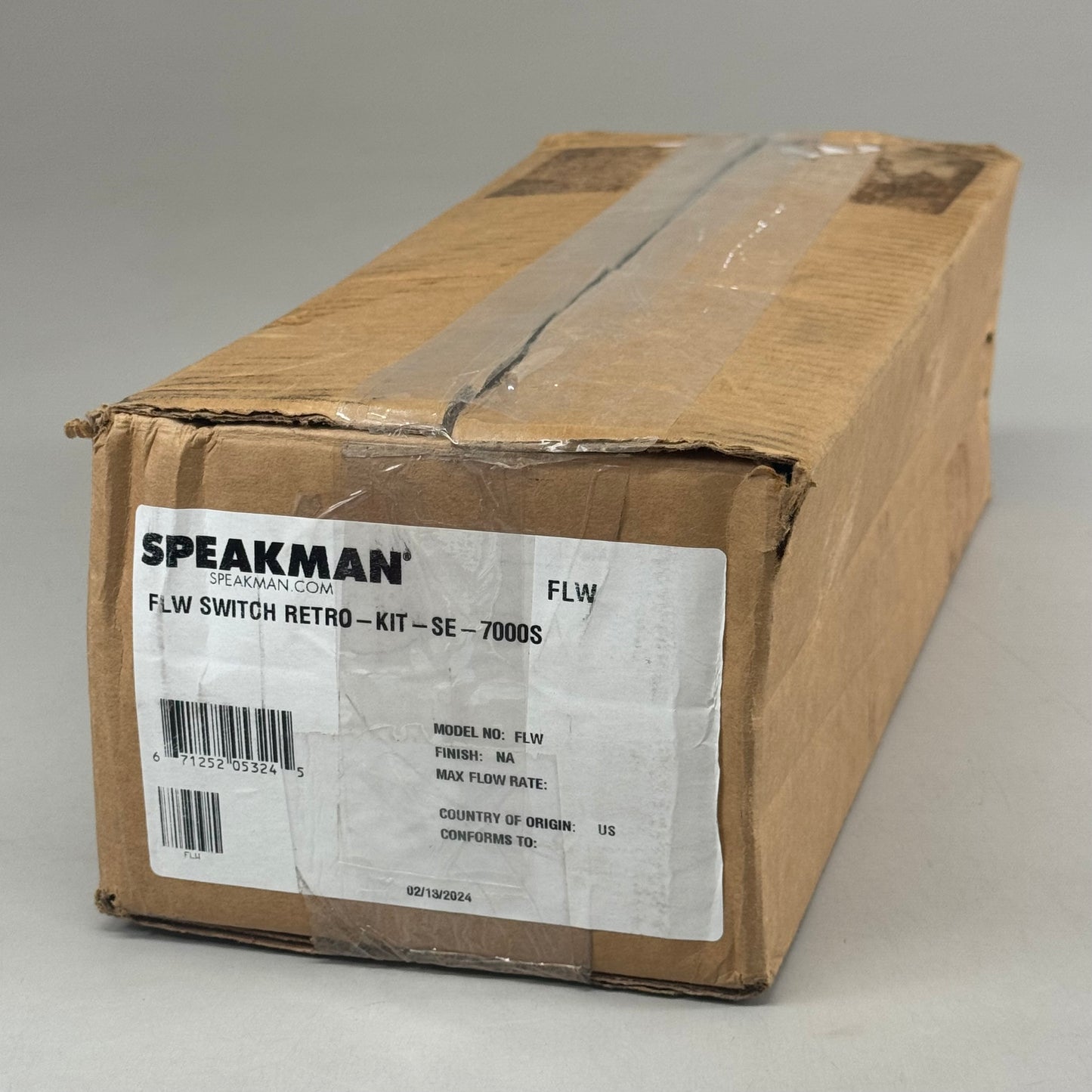 SPEAKMAN Single Switch Flow Pole 4.75"x4.75"x12" Grey/Gold SE-7000S