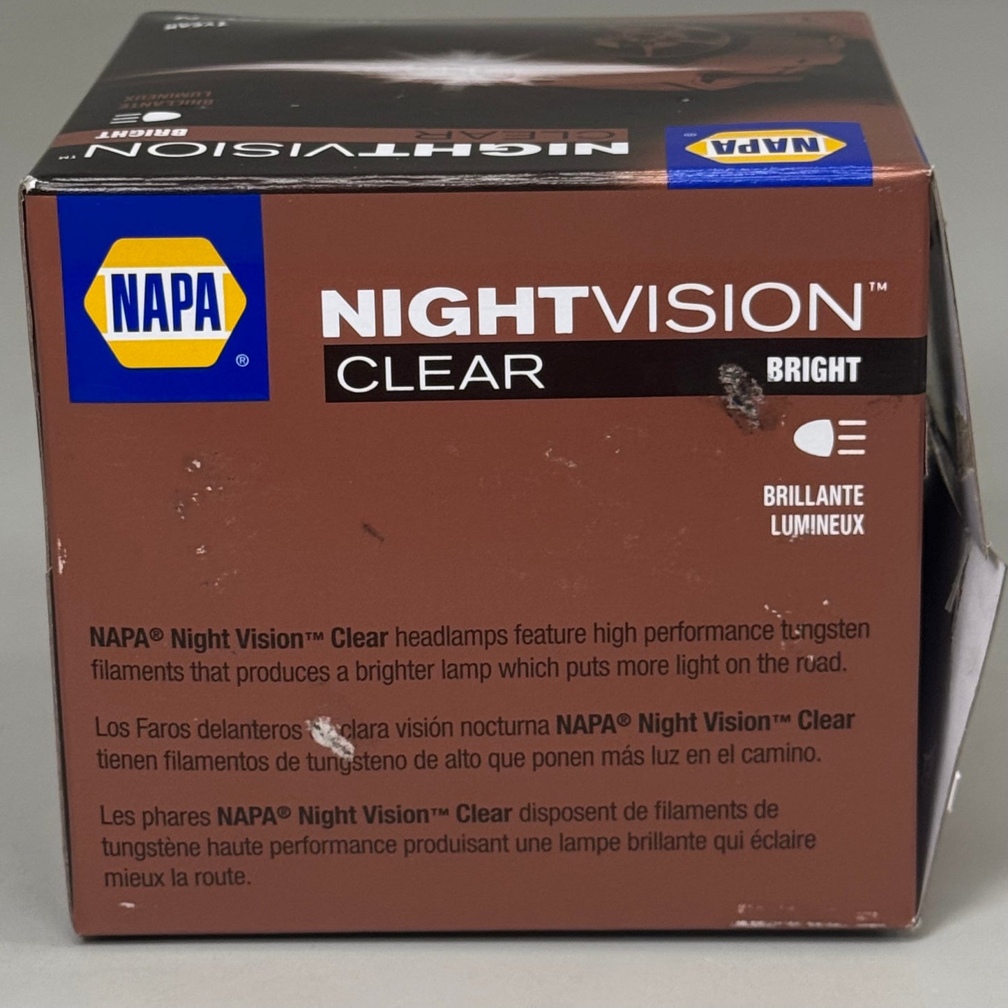 NAPA OE Quality Sealed Beam Flood Light 3 Contact Lugs 450 hr 7" Dia H6024B