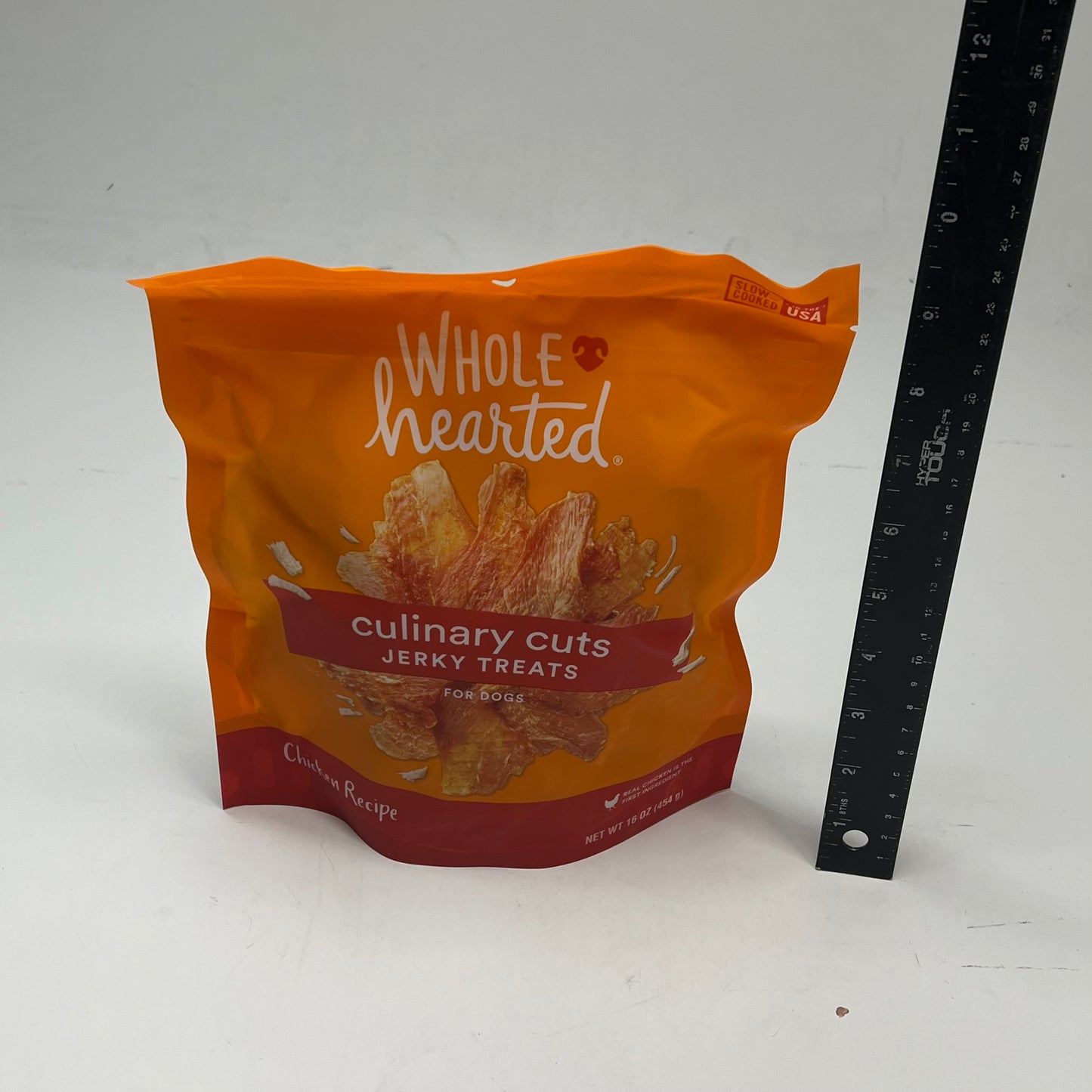 WHOLE HEARTED Culinary Cuts Jerky Treats For Dogs Chicken Recipe 16 Oz BB 09/27