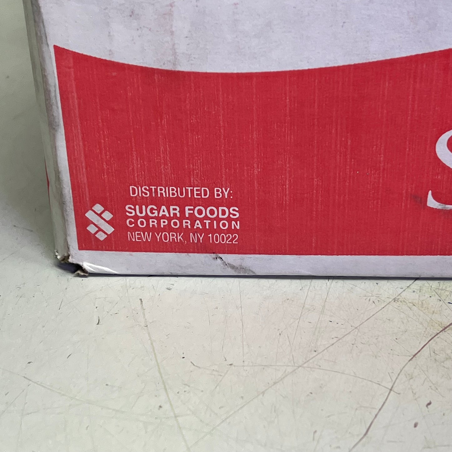 ZA@ ZA@ N'JOY (2000 PACK) Sugar Packets 2.8 G White (Slightly Damaged Box)