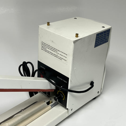 ZA@ Manual Impulse Heat Sealer Efficient Bag Sealing 40" Grey HI-1000 (As-is)