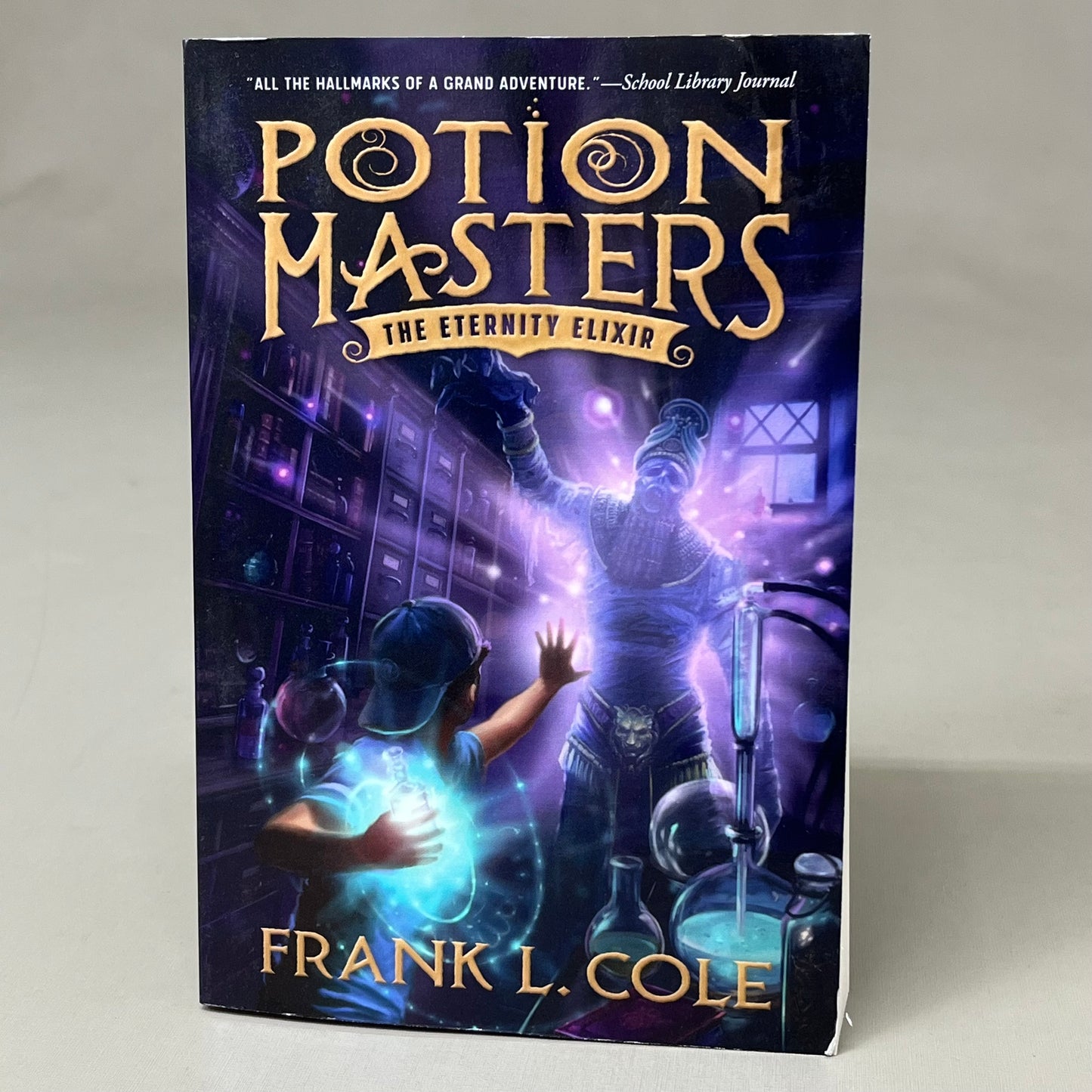 POTION MASTERS The Eternity Elixir by Frank L. Cole 5.5" x 7 3/4" Purple 5206090