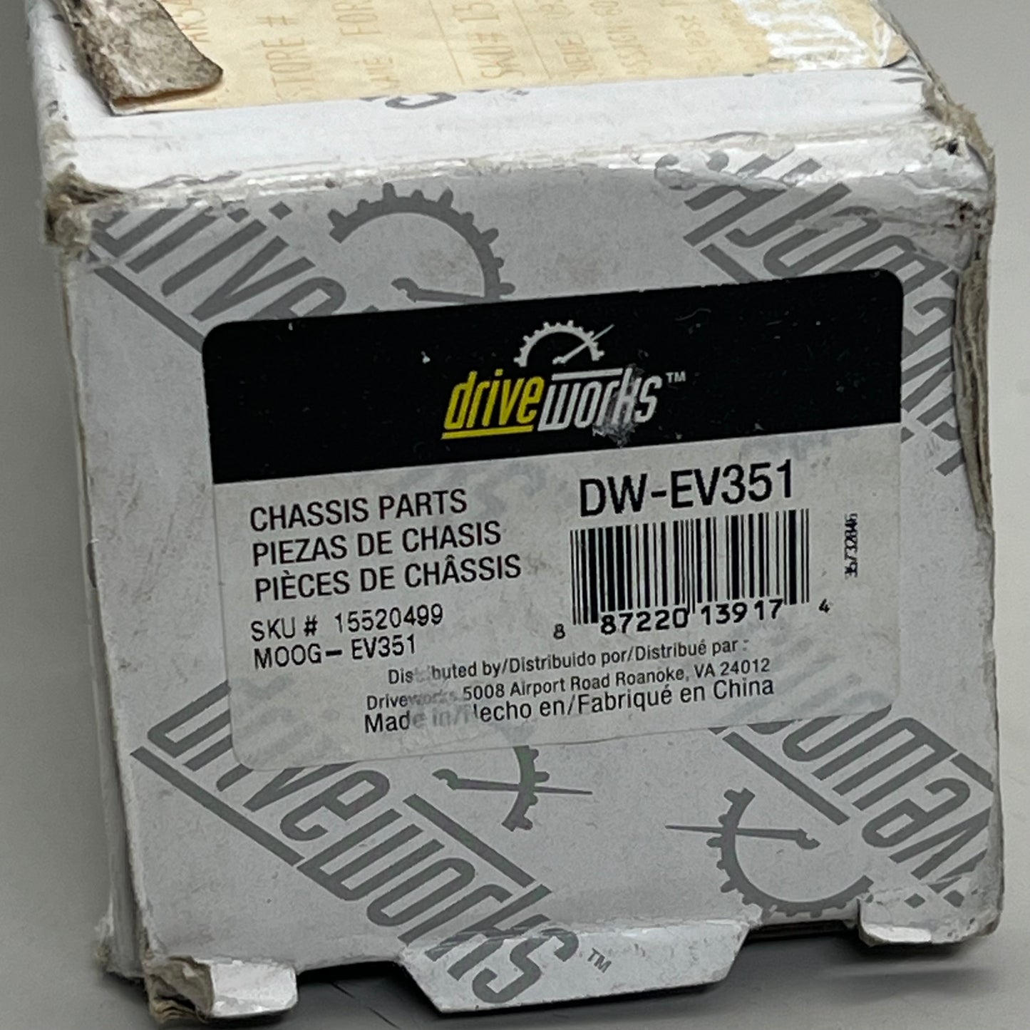 MOOG Drive Works Problem Solver Steering Tie Rod End Dodge Model 1997-1999 EV351