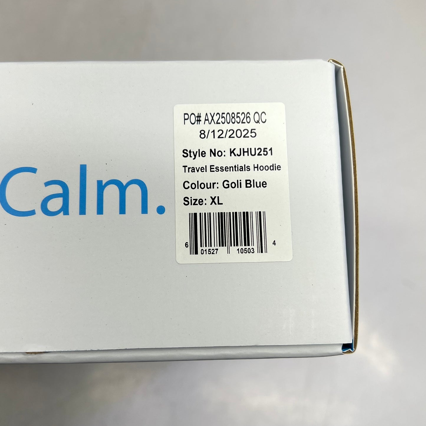 COMFRT X GOLI NUTRITION Travel Essentials Hoodie Women's Sz XL Goli Blue KJHU251