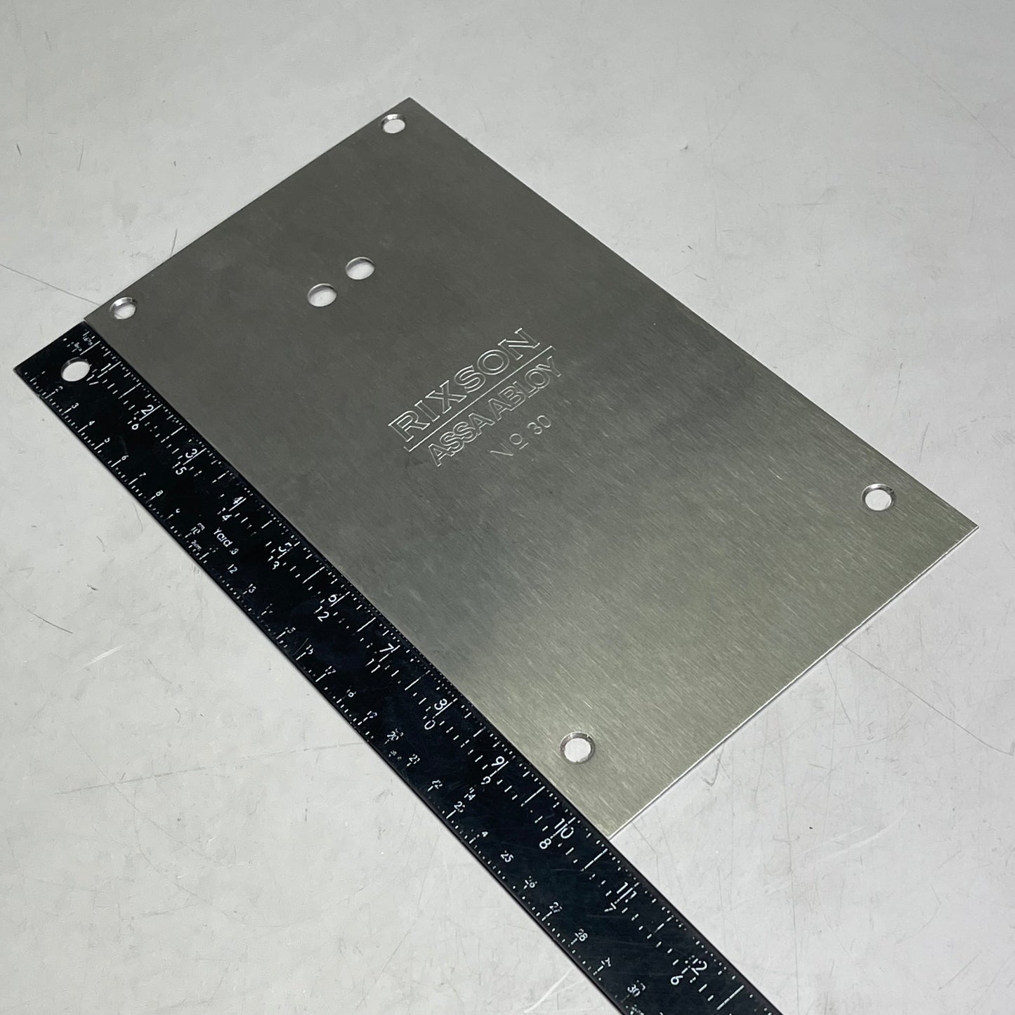 NORTON RIXON 30 Series Floor Plate Pack Heavy Duty Closer Satin Chrome 304020626