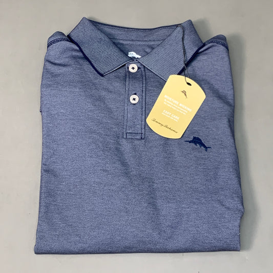 TOMMY BAHAMA Men's Playa To Win Polo Shirt Sz S Blue(New)