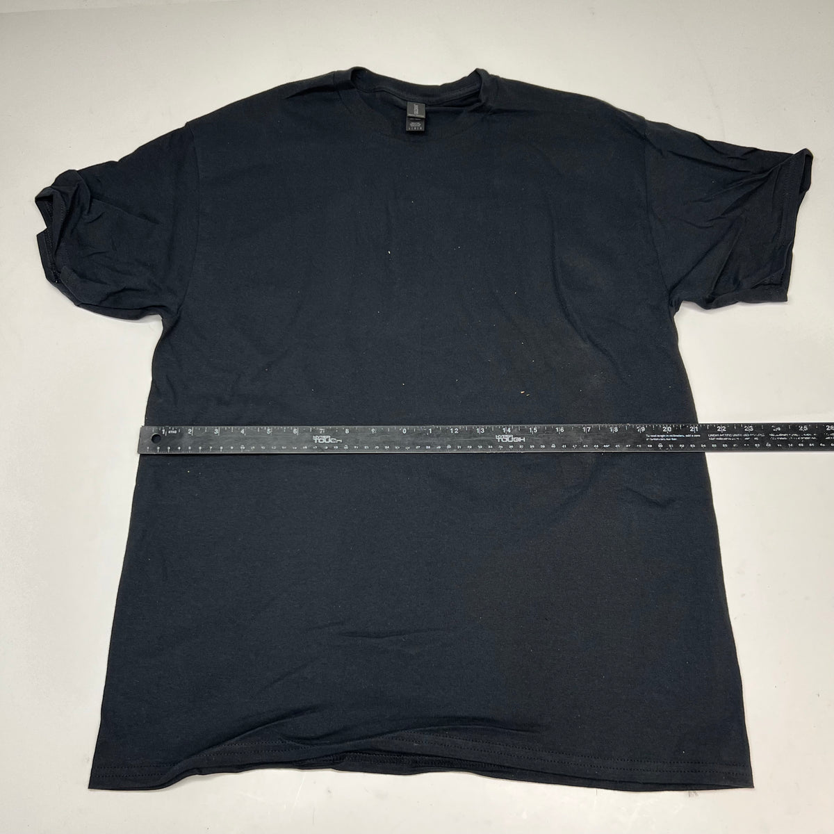 ZA@ GILDAN (12 Pack) Soft Style Plain Tees Neck Short Sleave 100% Cotton Large Black
