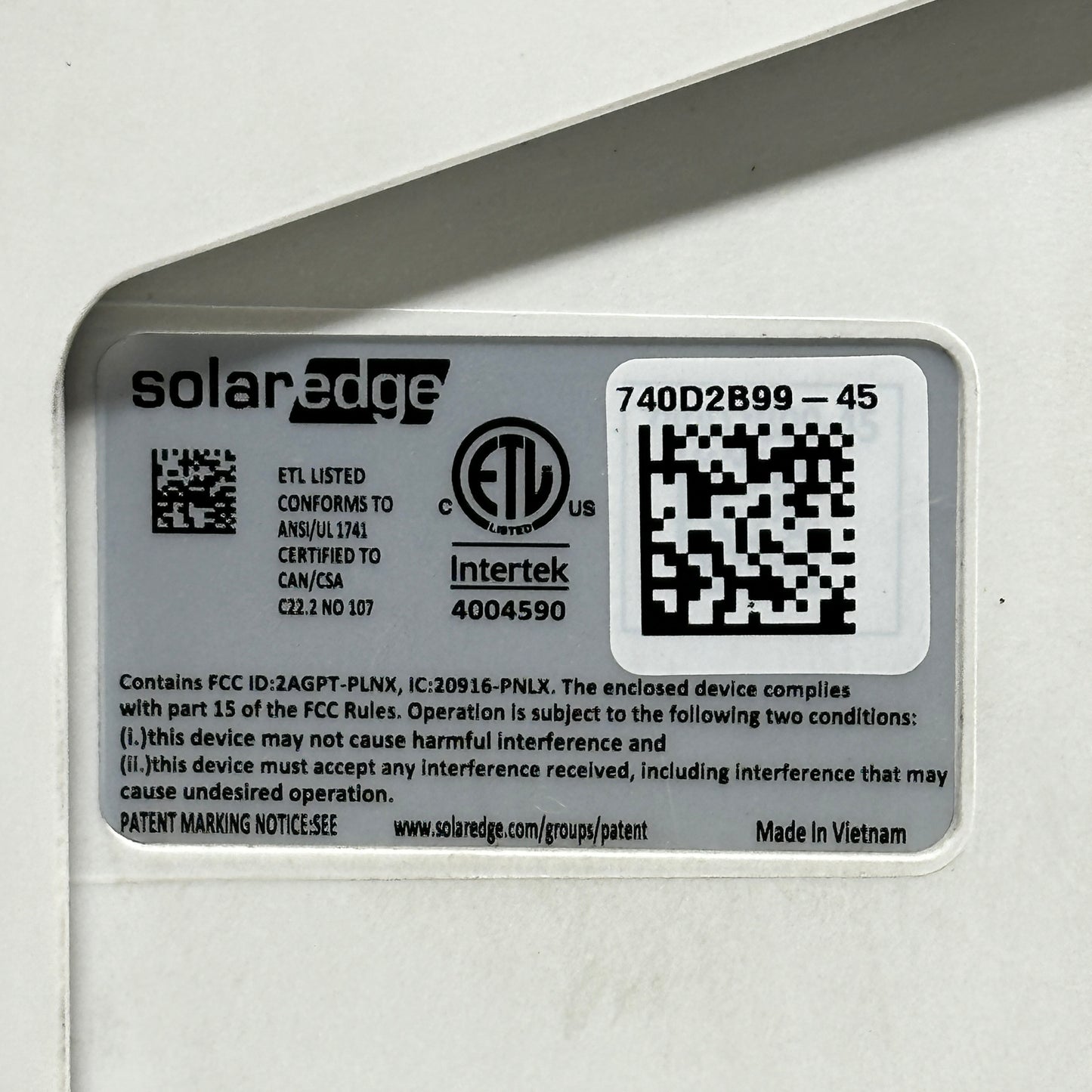 SolarEdge SE3000H-US Grid Support Utility Interactive Inverter 3000W Used