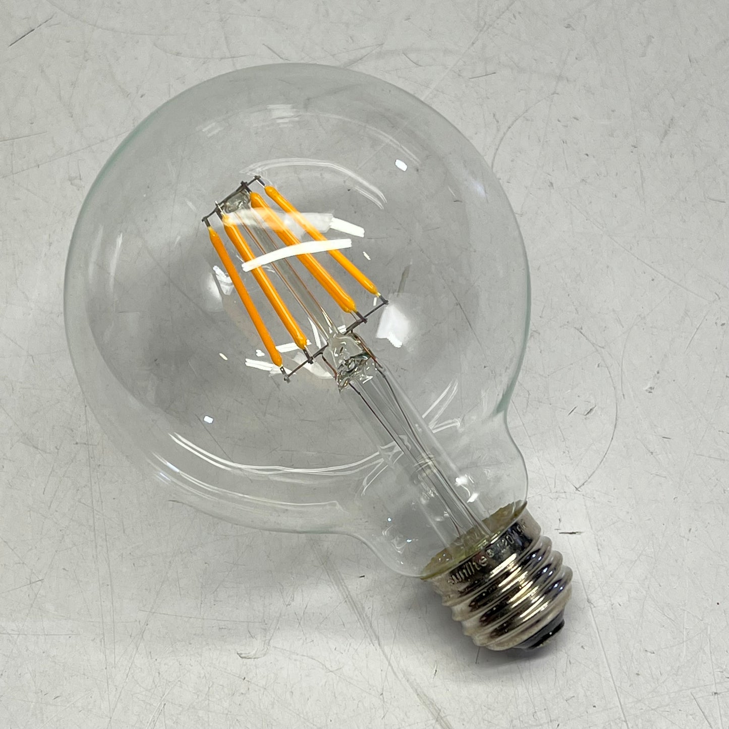 SUNLIGHT (2 PACK) Led Antique Style G30 Lamp Bulb  15,000 Hr Warm White 80450