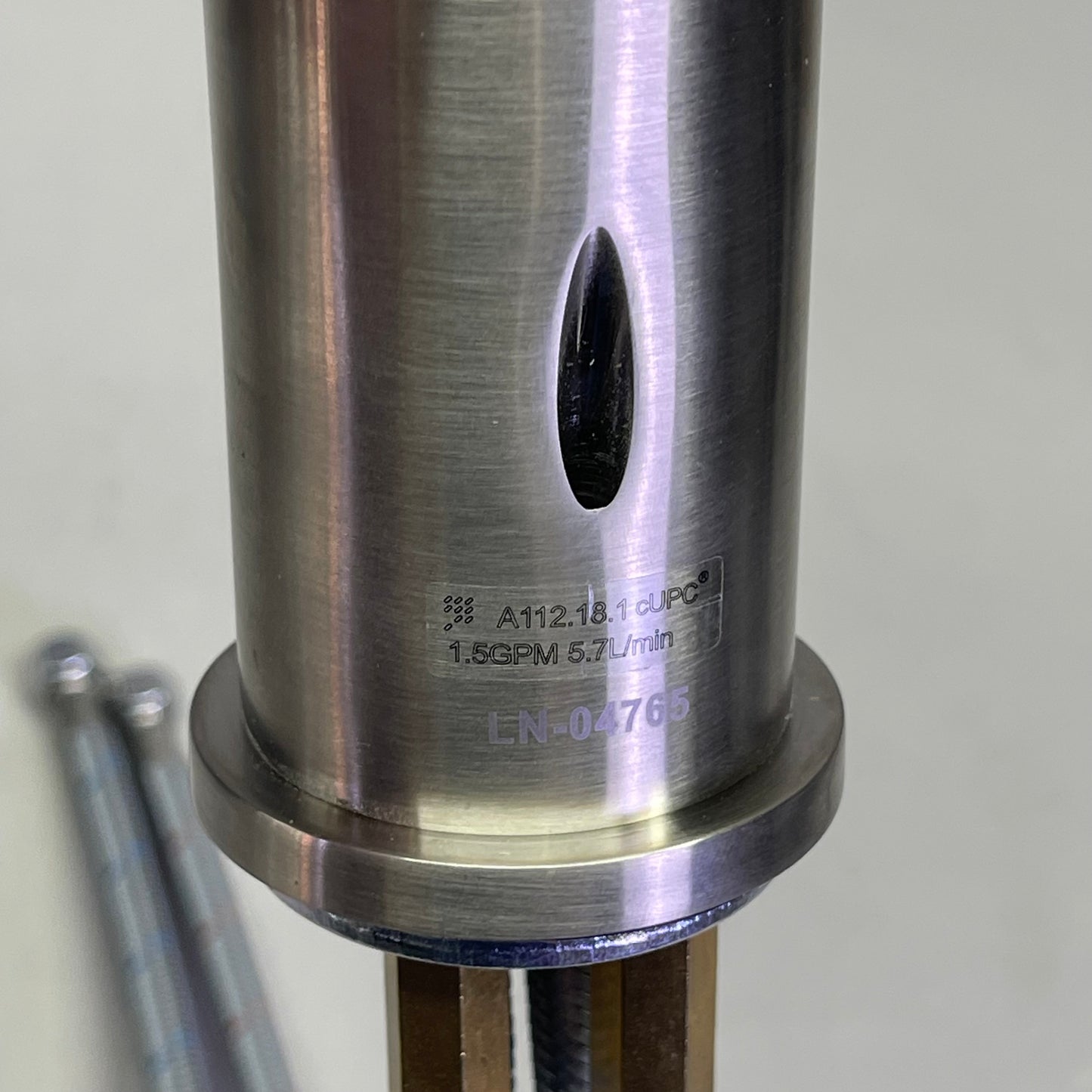 SYMMONS Dia Single Handle Bathroom Faucet Satin Nickel