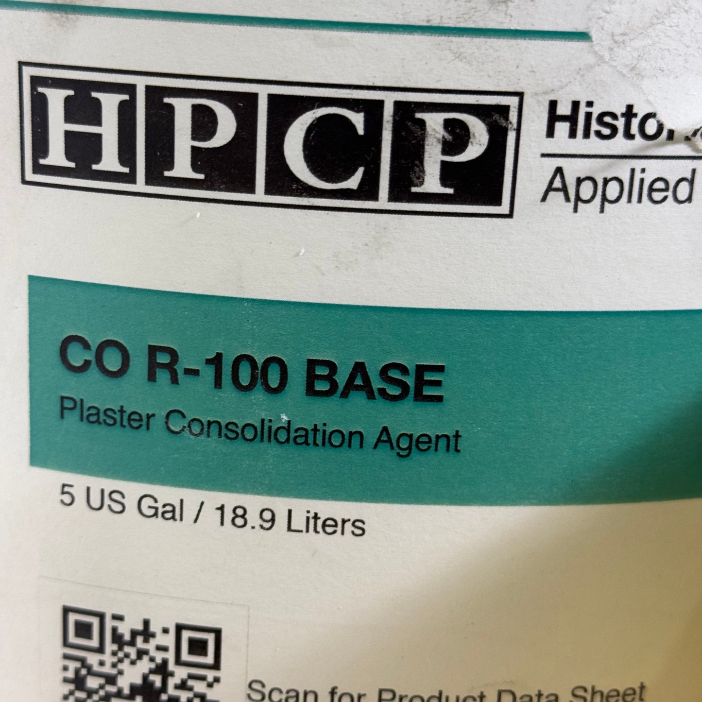 ZA@ HPCP Plaster Consolidation Agent CO R-100 BASE 5 gal/18.9 L (New) D