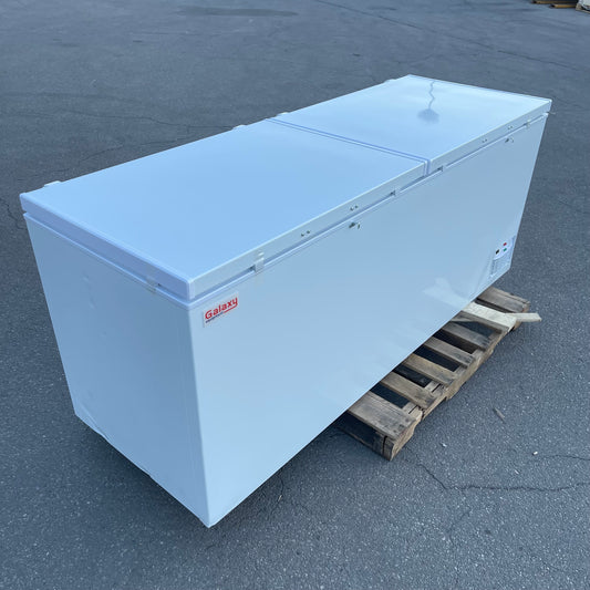 GALAXY Commercial Chest Freezer 78”x32”x27” White 177CF25HC