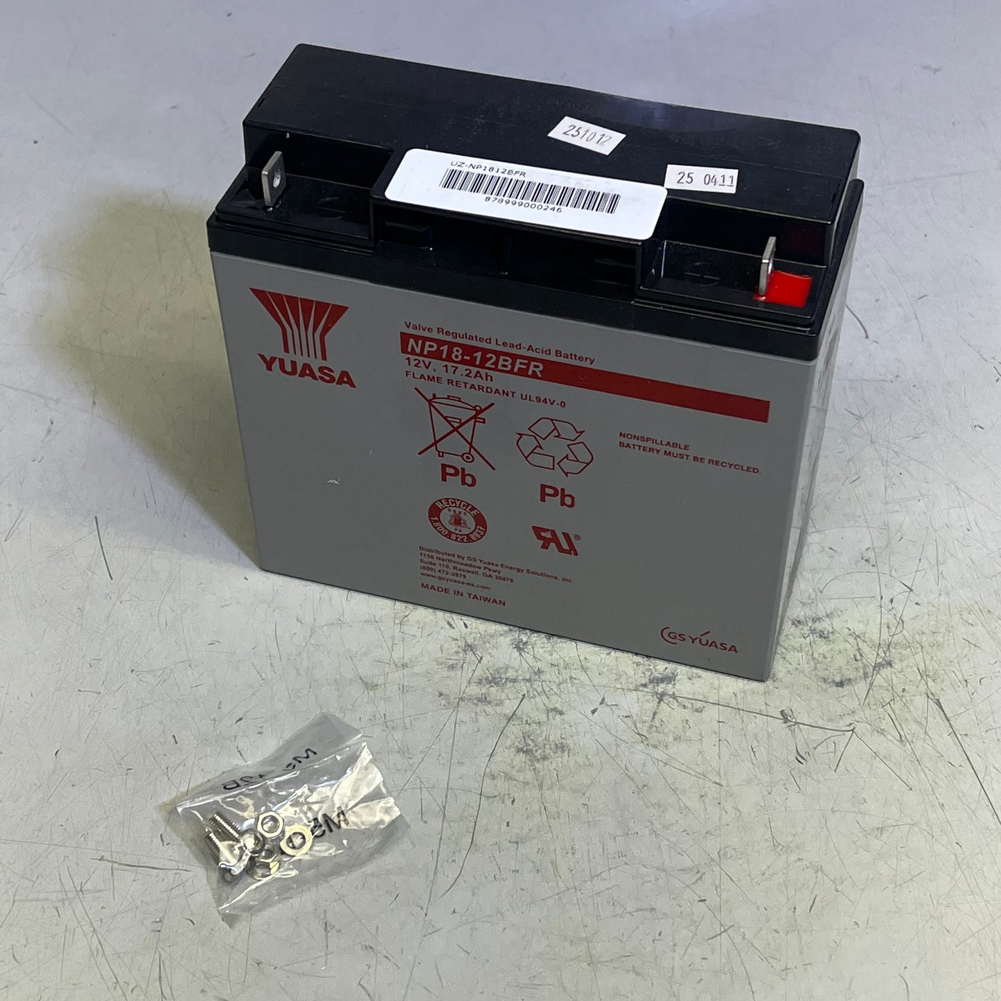 YUASA Sealed Lead Acid Battery Reliable Maintenance Free 12V 17.2Ah NP18-12B