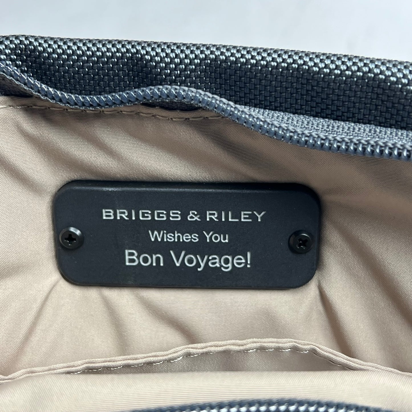 BRIGGS & RILEY Cabin Spinner Suit Case Smart Packing 14x14x8" Grey BLU116SP-10