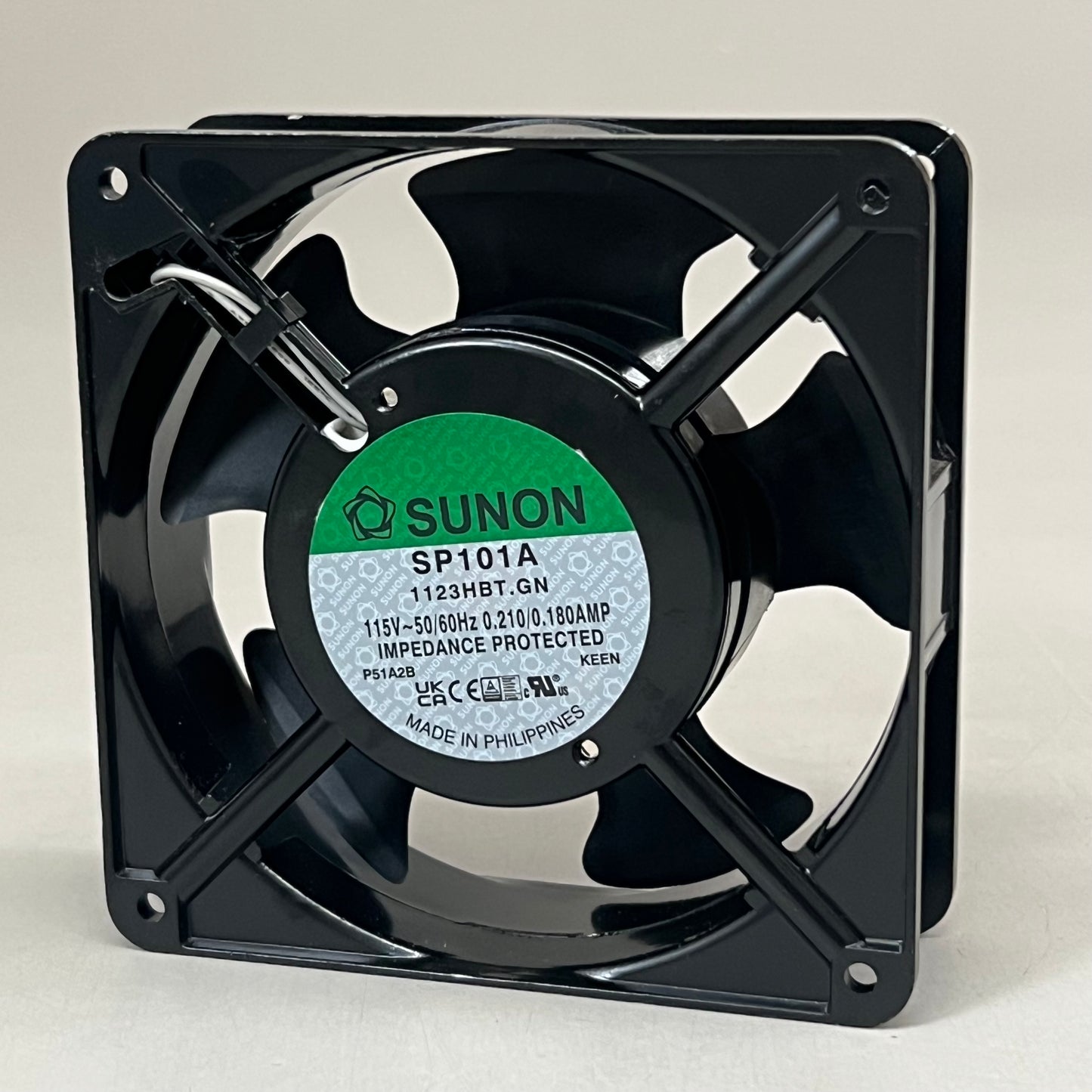 SUNON SP Series 2550/2900 Vac Sleeve Bearing Fan 120X120X38Mm  SP101A-1123HST.GN