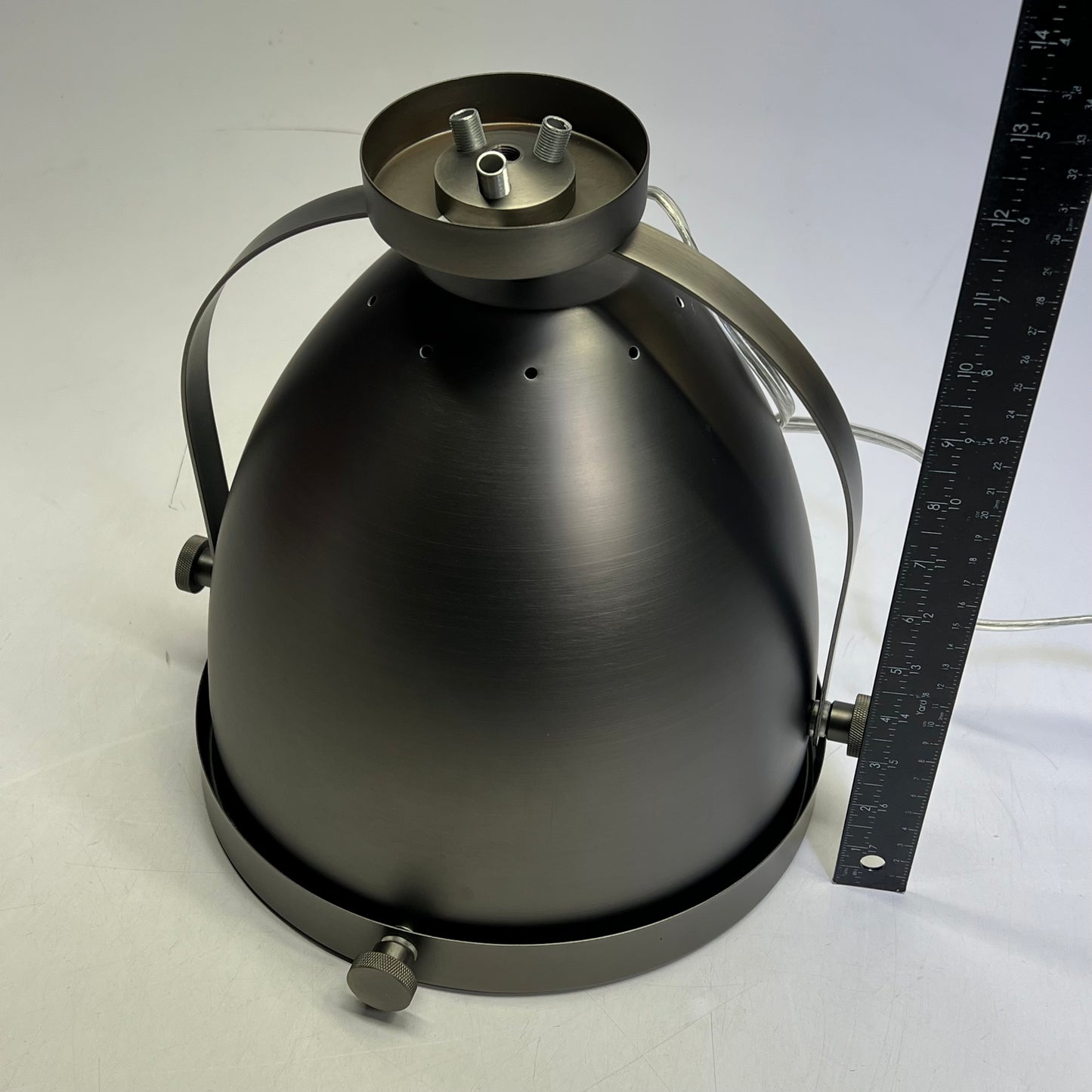 KENROY HOME Oculus Single Light Novelty Floor Lamp 61" Antique Brass 33100AM