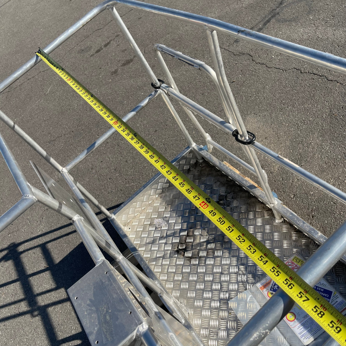 UNBRANDED Replacement Boom Lift Platform Basket 57"x43"x39" Aluminum