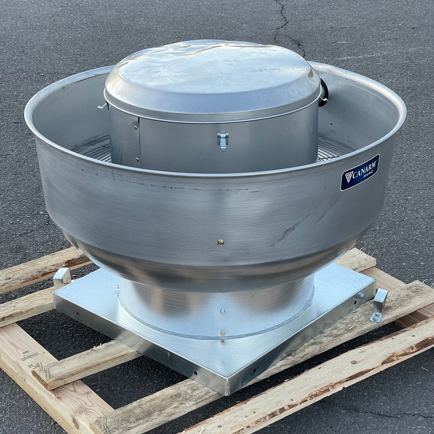 CANARM HVAC Up Last Roof Exhaust Fan 16.5” ALUMINUM ALX165-UD100EC