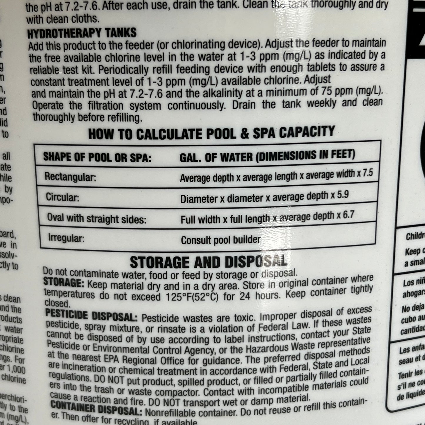 MEMBER'S MARK Chlorinating Tablets EPA REG 935-40-71421 40lb
