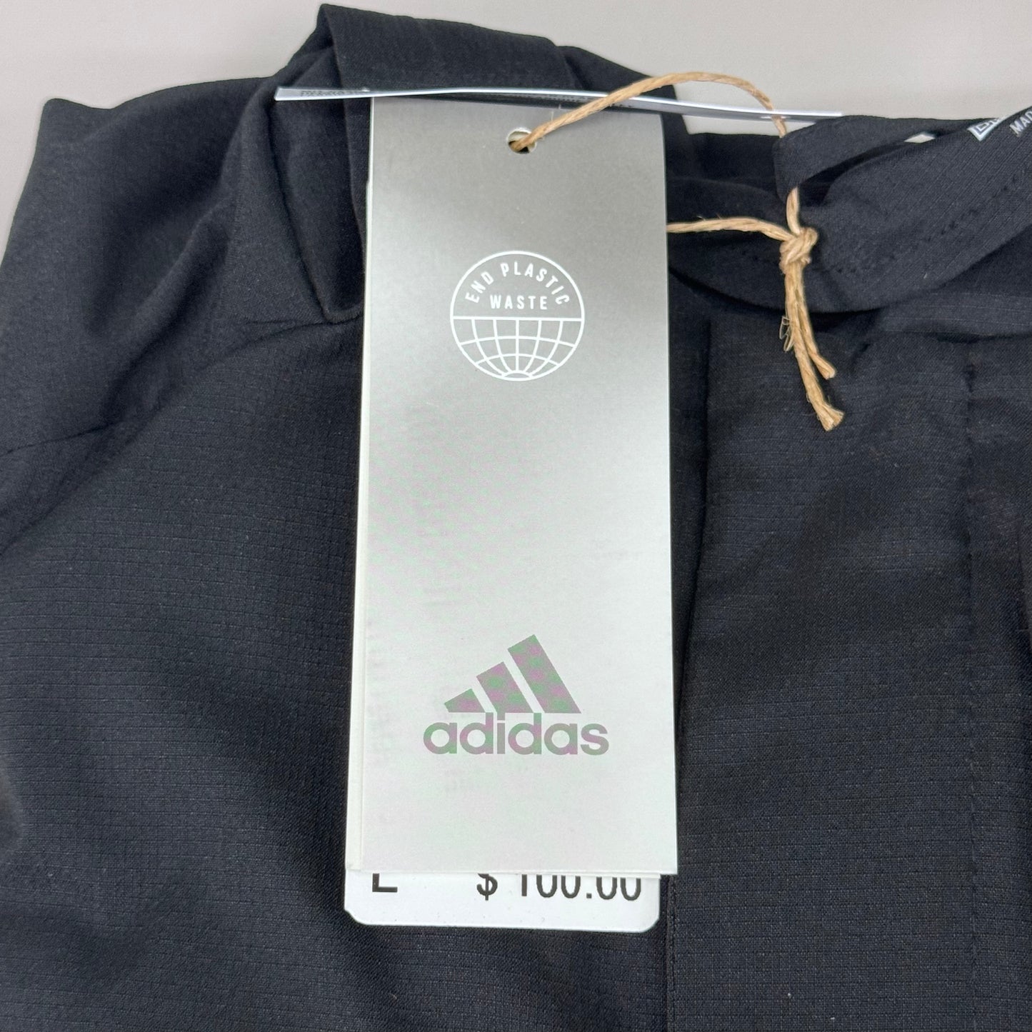 ADIDAS Men's Sport Anorak Golf Jacket Sz-L Black HA9141