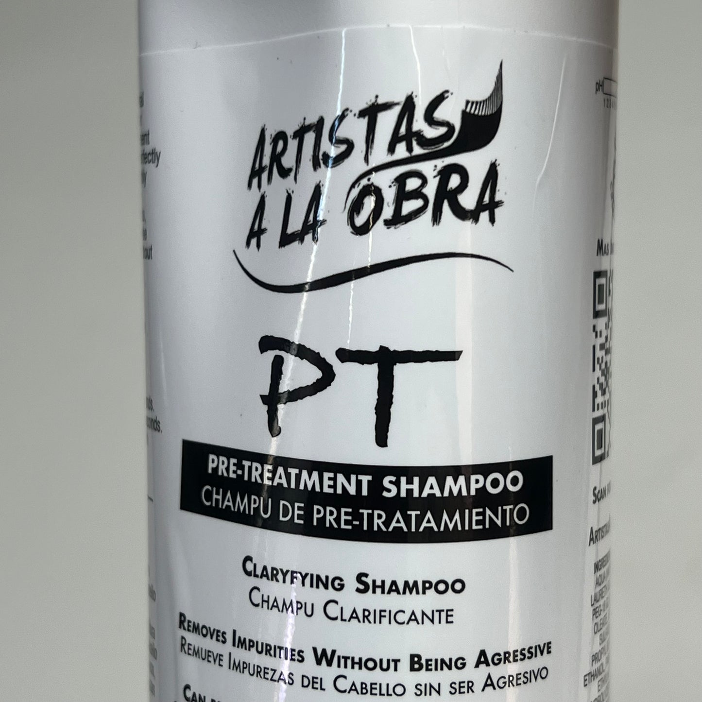 ARTISTAS A LA OBRA PT Clarifying Shampoo Neutral PH For Preparation 12 fl oz