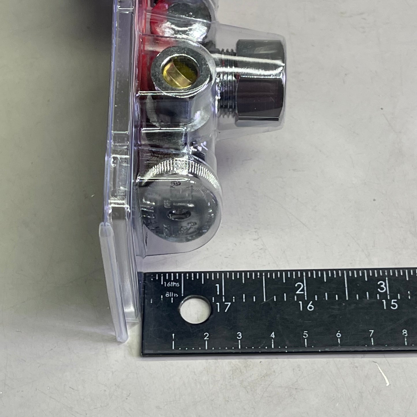 KEENEY Quarter Turn 3-Way Dual Shut-off Valve 5/8"OD x 3/8"OD x 3/8"OD K2903DHLF