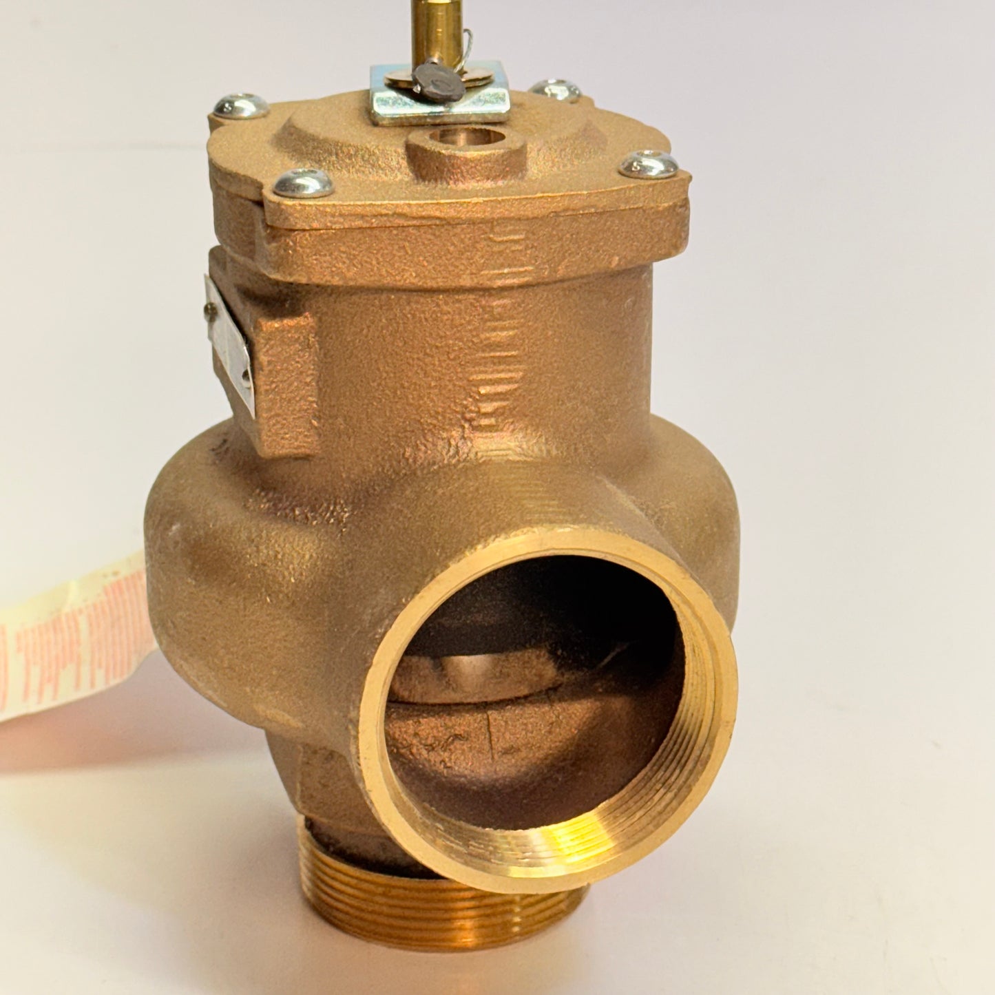 APOLLO Safety Relief Valve 2 In X 2 In, 15 Psi Max. Op Pressure Bronze 1420508