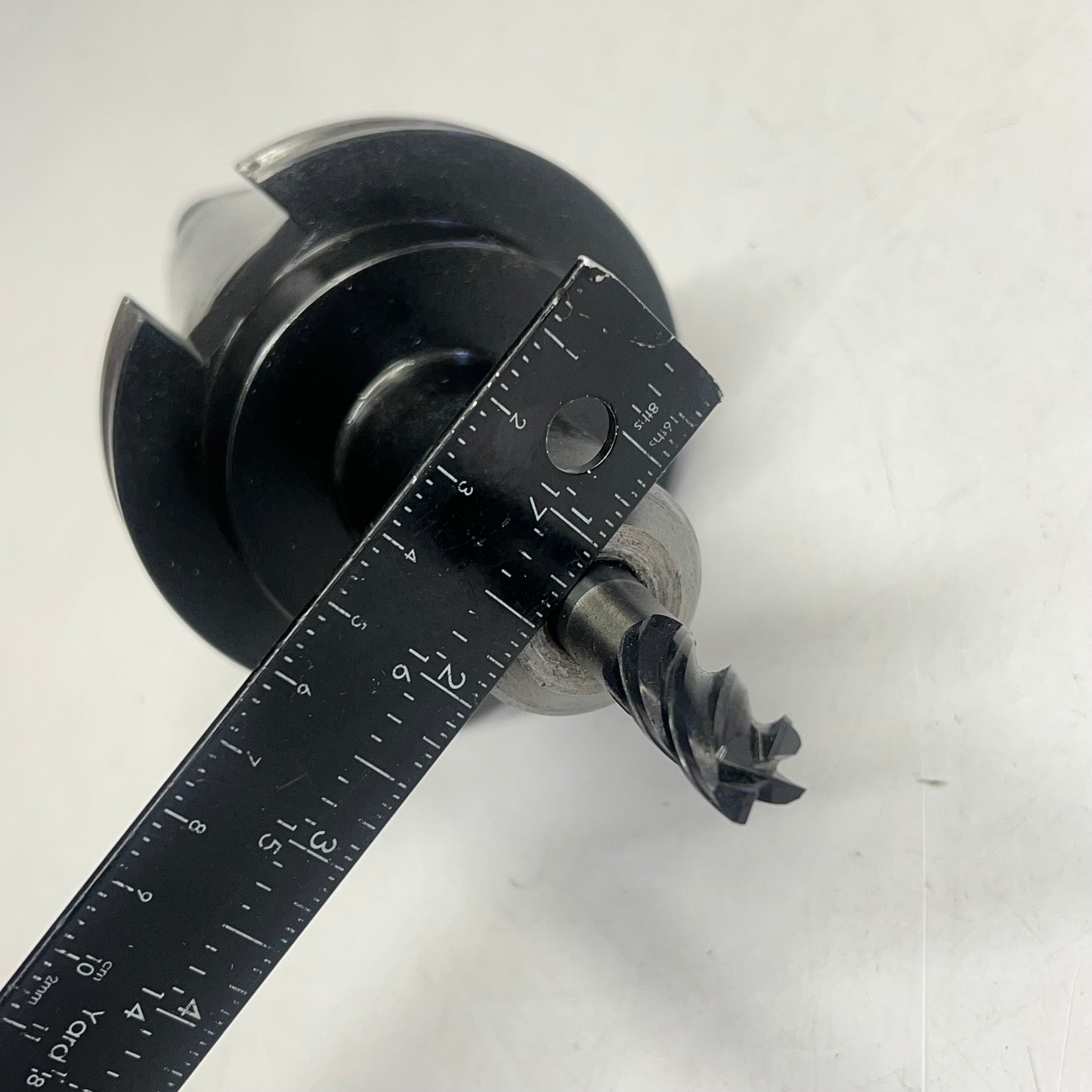 BIG End Mill Holder & Bit for CNC Machining 1/2" 4.0" CV50-EM-.500-4.00 (Used)