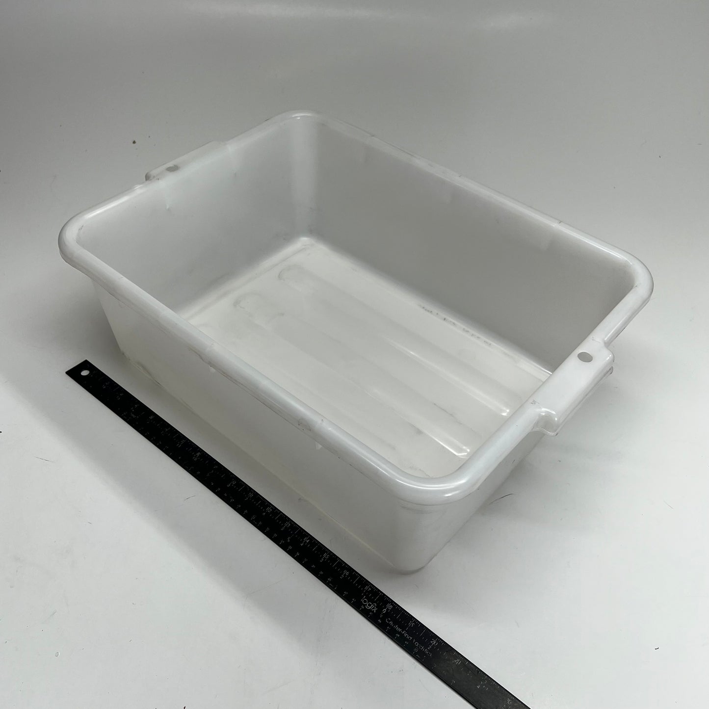 ZA@ WINCO (3 PACK) Dish Box Standard Weight Polypropylene 7" White  PL-7W