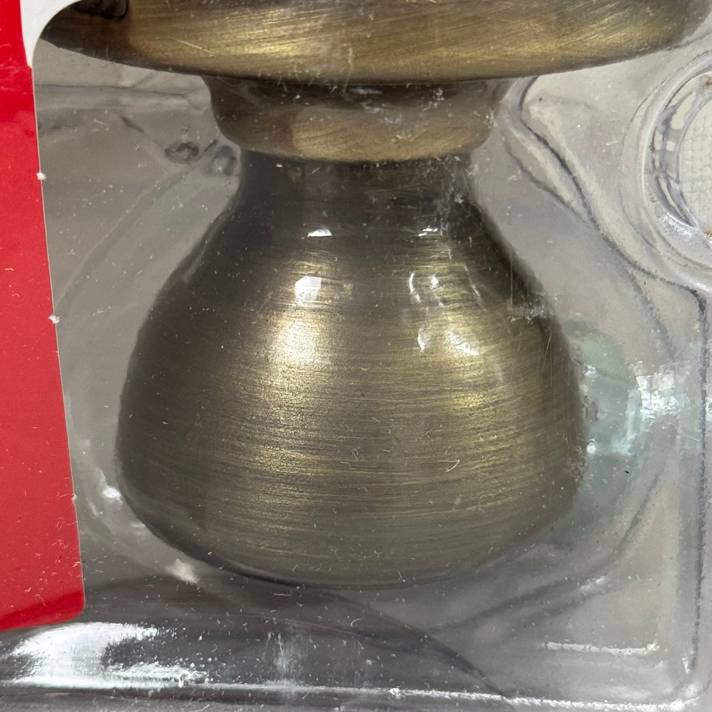 KWIKSET (2 PACK) Bed & Bath Microban Privacy Lock Antique Brass Finish 93001-869