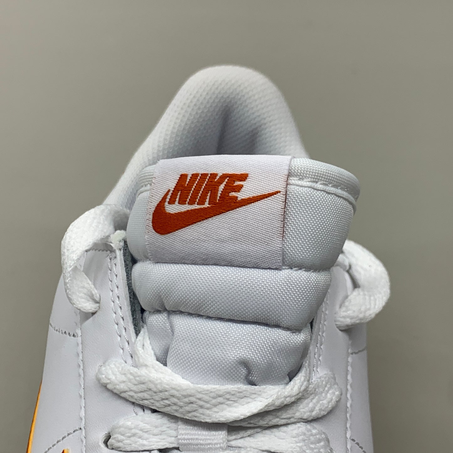 NIKE Cortez White and Campfire Orange 12.5 US/ EUR 47/ UK 1.5 DM4044-102