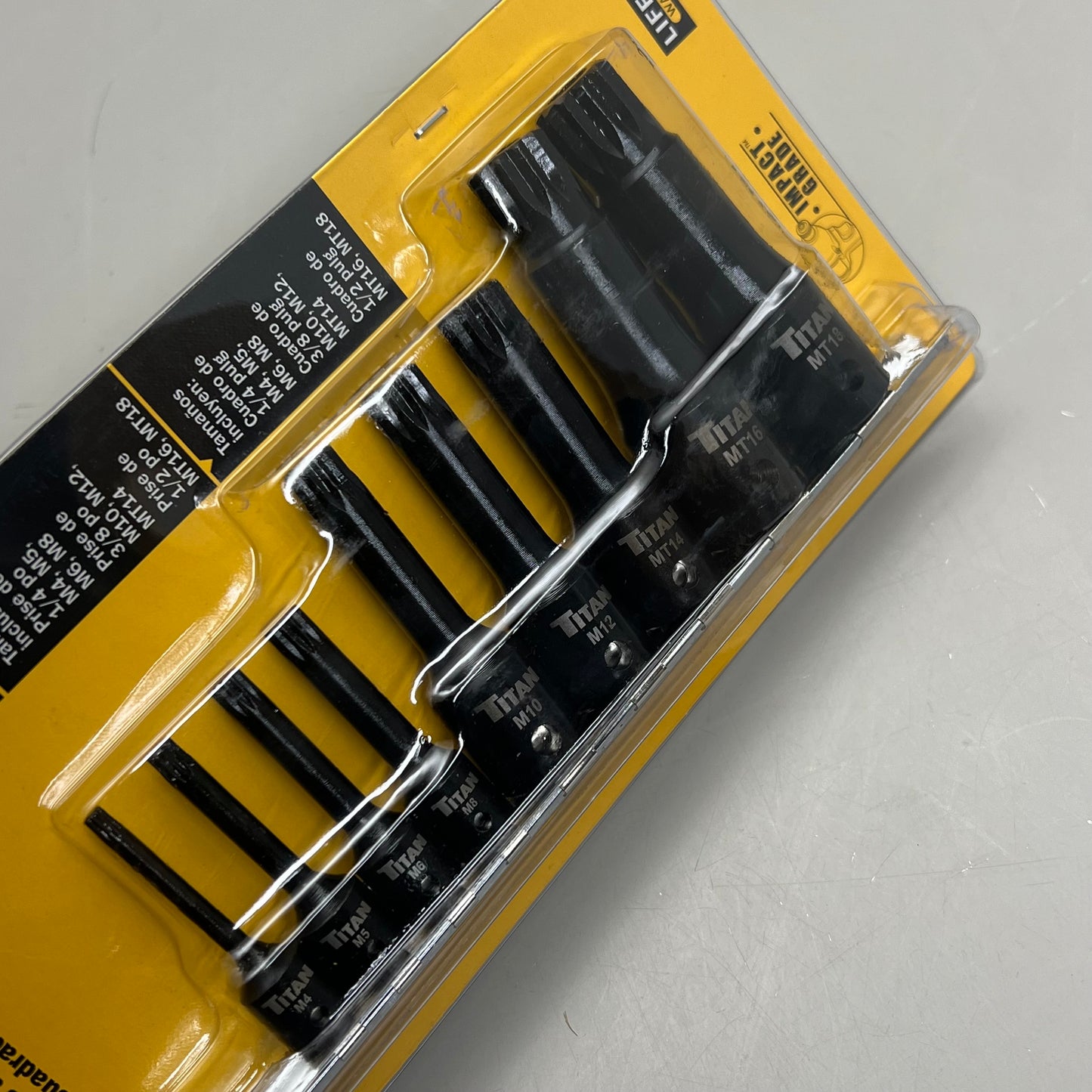 TITAN Triple Square Bit Set Impact Grade 9 Piece Set 49009