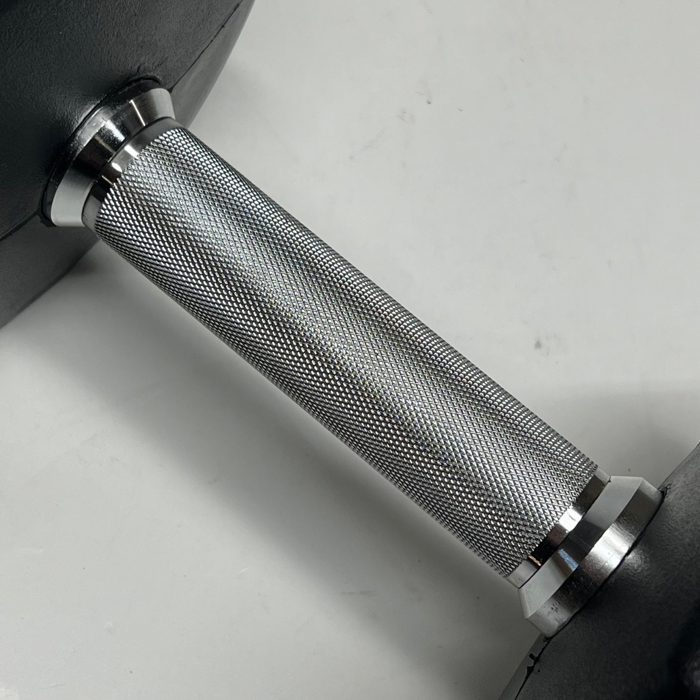 ZA@ TAG Metal & Rubber Dumbbells 45lbs Black/Chrome 1908