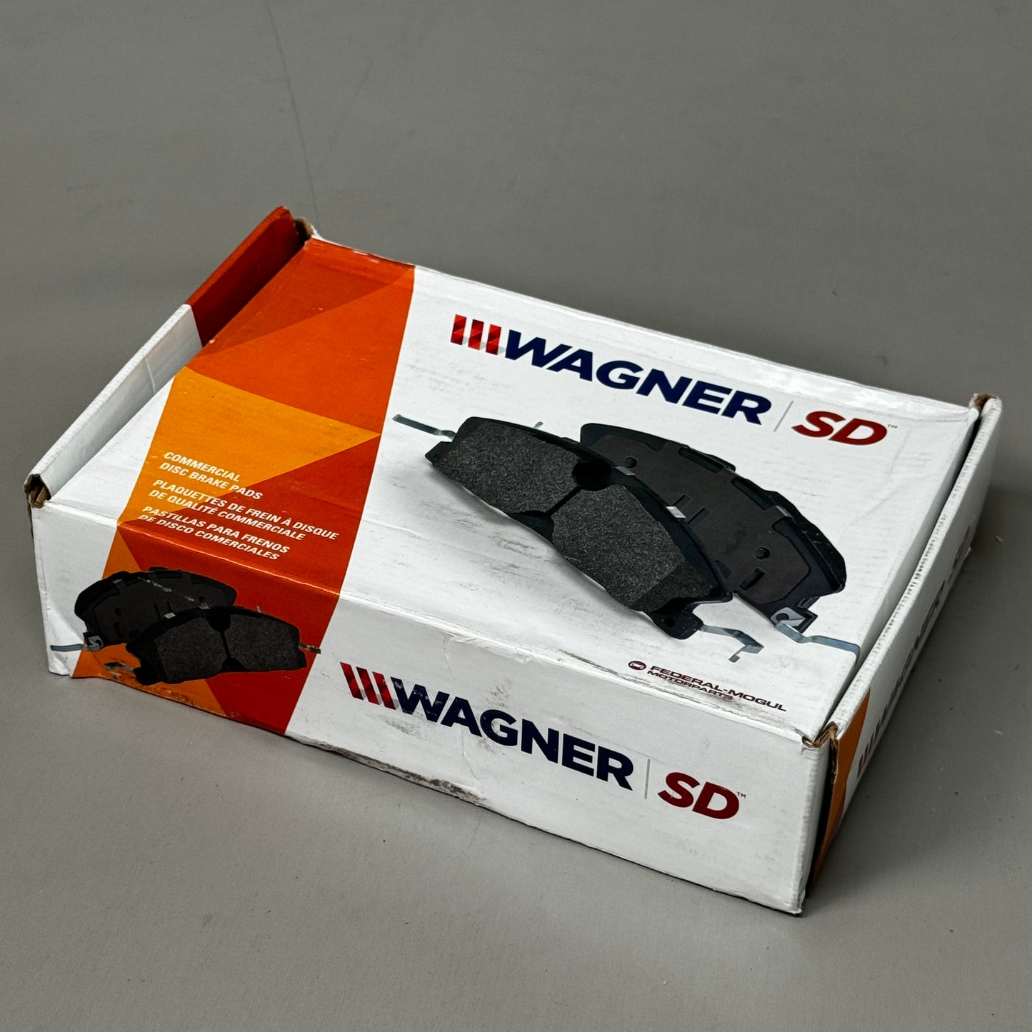 WAGNER SD SevereDuty Disc Brake Pad Set 9" x 2" Black SX965