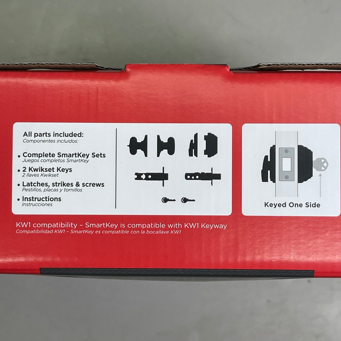 KWIKSET Smartkey Security Dual Key Door Knob Dead Bolt Satin Nickel (New Other)