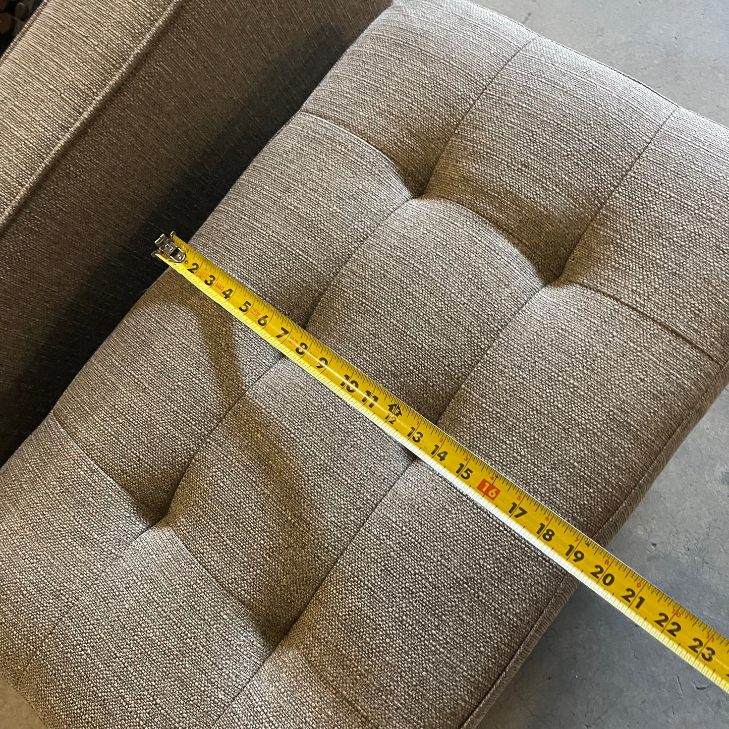 ZA@ Pallet of MIXED Sectional Couch 85” Grey (AS-IS)