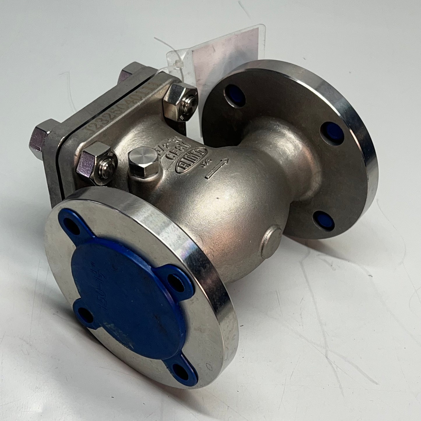 ALOYCO CF8M Swing Check Valve Class 150 316/PTFE Trim  1-1/2" Chrome 377