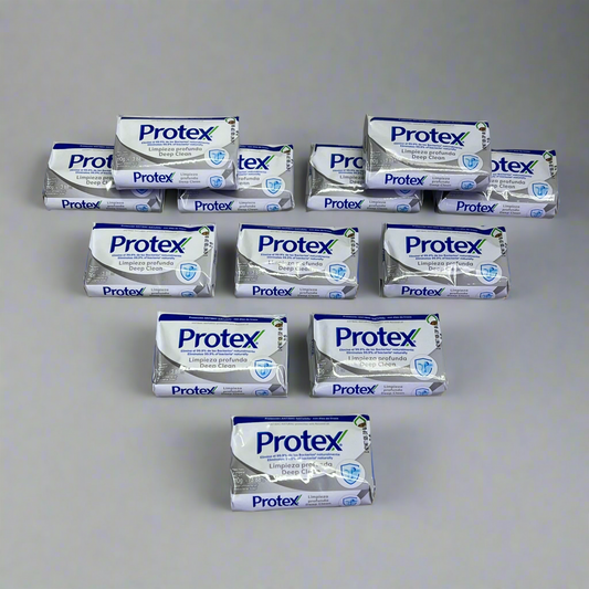 PROTEX (12 PACK) Deep Clean Antibac Natural Bar Soap Kills 99.9% Bac BB 08/26