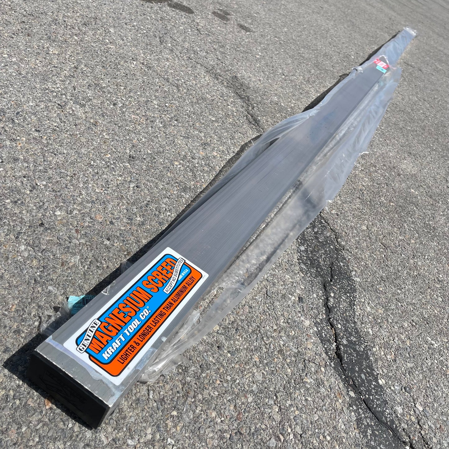 Z@ KRAFT TOOL CO. Magnesium Screed 168”x3-1/2”x1-1/2” CC414